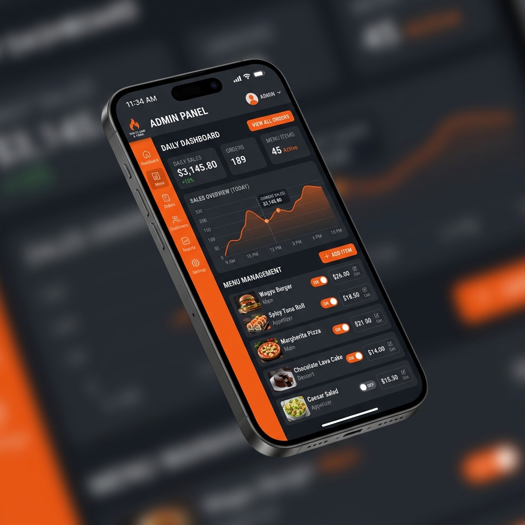 Panel de control administrativo